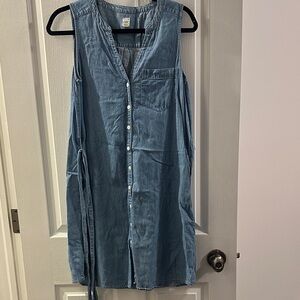 GAP Light Blue Denim Dress